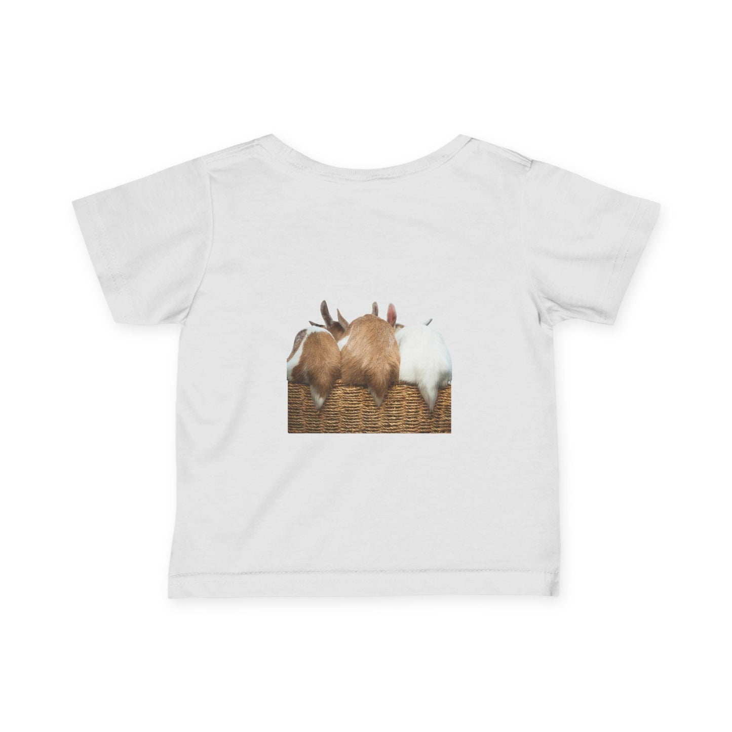 Triplet Baby Goats Cute Tshirt - Supports Orphan Charity