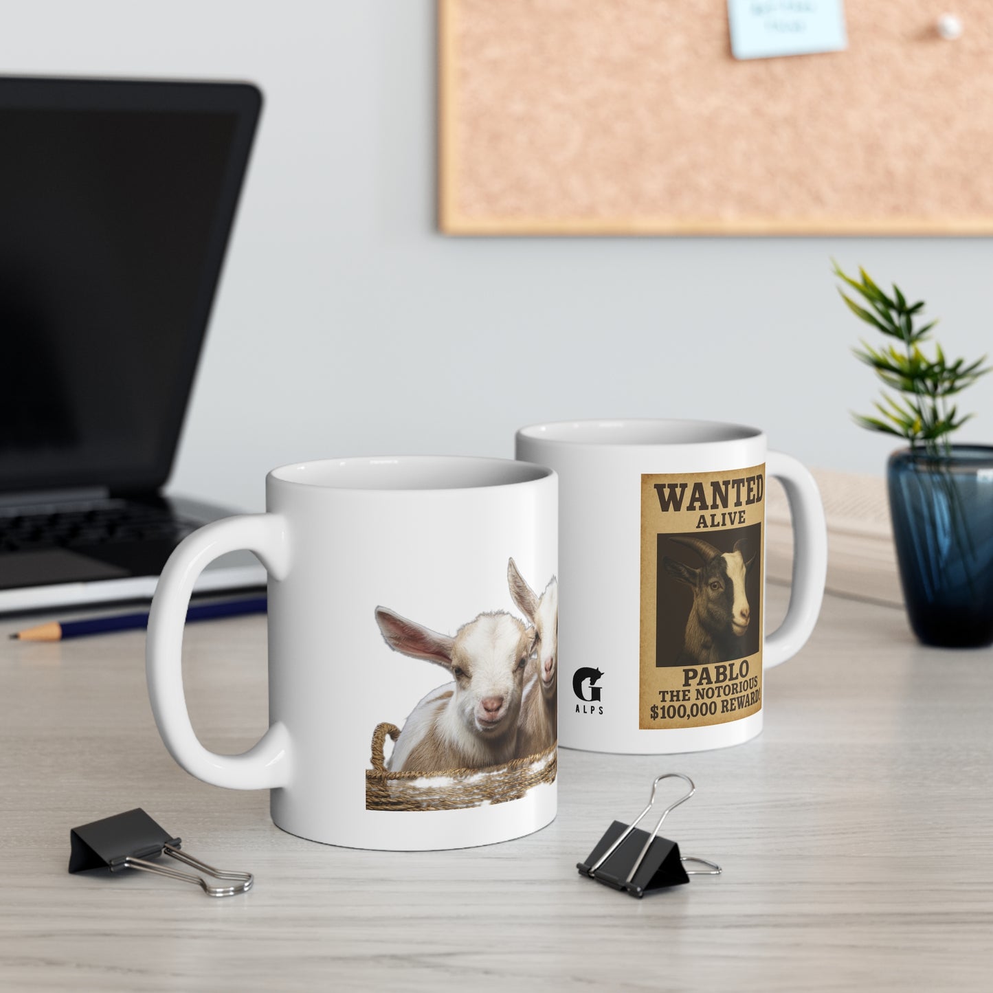 Mug - Pablo the Notorious & his Three Little Musketeers - Gift for Birthday & Souvenir - Supports Orphans Charity