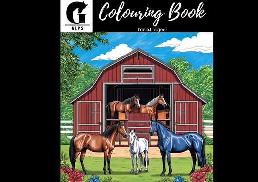 G Alps Colouring Book Title Page
